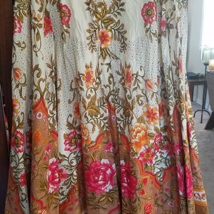 Cold Water Creek Long Prairie Skirt